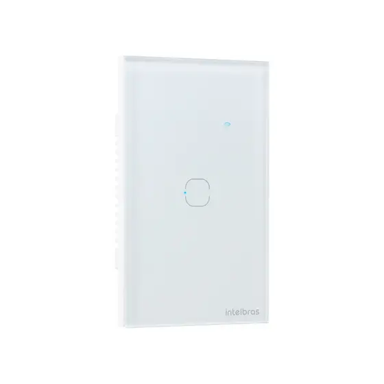 Interruptor Touch Inteligente 1 Tecla Eiw 1001 Intelbras Branco 127/220v