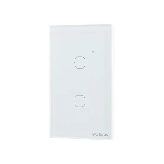 Interruptor Touch Inteligente Intelbras 2 Teclas Eiw 1002