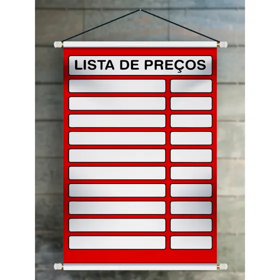 BANNER ARTE PRONTA -  LISTA DE PREÇOS