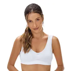 Sutiã Top Zee Rucci Sem Bojo e Sem Costura com Alças Largas