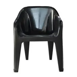 KIT 2 POLTRONA CONFORT LUXO PRETA