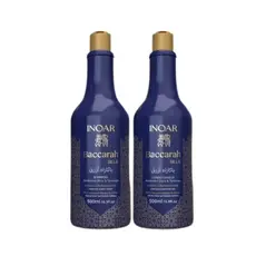 KIT SHAMP. E COND. INOAR BACCARAH BLUE 500ML AMÊNDOA E TÂMARAS COM HIDRATAÇÃO PROFUNDA E BRILHO