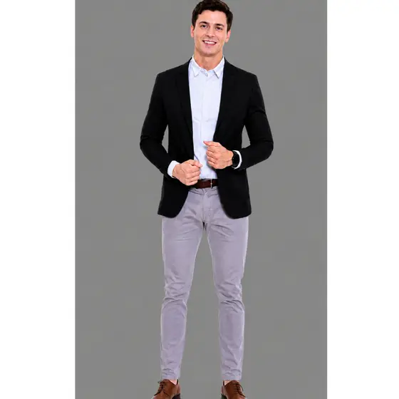 Blazer Slim Masculino 2 Botões Corte Italiano - Mega Oferta
