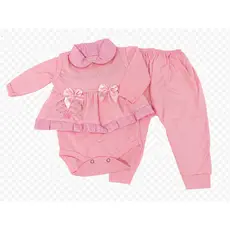 Conjunto Pagão Feminino 3 peças Roupa de Bebê 100% Algodão, para sua bolsa maternidade