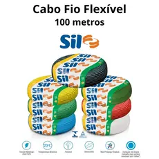 Cabo Flexível SIL 2,50mm² 750V Colorido 100 Metros