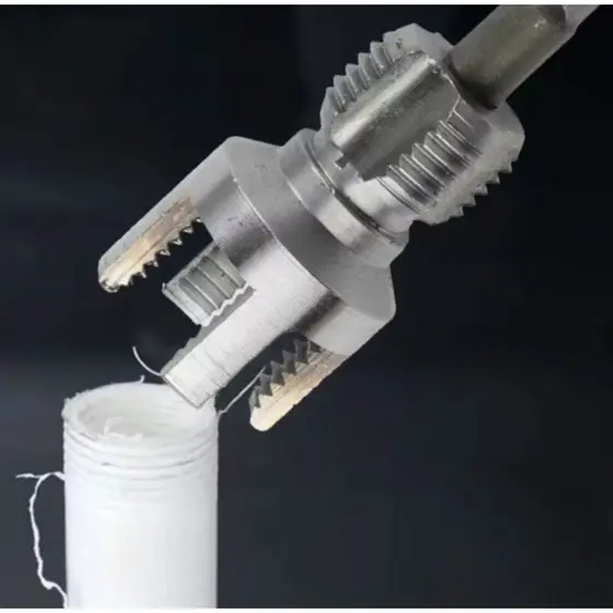 Rosqueador Abridor Interno e Externo para Tubos de PVC 1/2" & 3/4" | Compatível com Furadeira/Broca 15659/ 15660