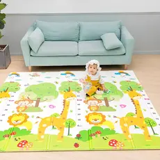 Tapete de Atividades Térmico Infantil Emborrachado Educativo Bebê Crianças Tatame Dobrável Estampas