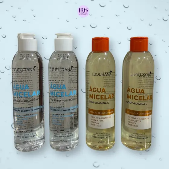 Kit com 4 Unidades - Água Micelar Ludurana