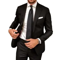 Terno Slim Masculino Estiloso De Luxo - Alta Qualidade (Calça e Blazer)