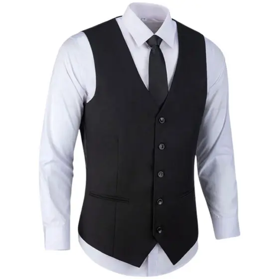 Colete Social Slim de Luxo Masculino Ajustável - Envio Imediato