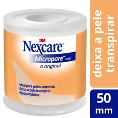 Fita Micropore Nexcare Bege 50MM X 4,5M 3M