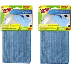 Kit com 2 Super Pano de Chão SCOTCH-BRITE Azul 3M
