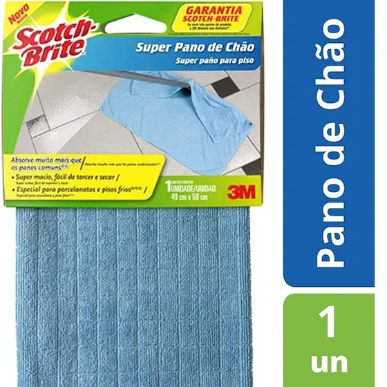 Super Pano de Chão SCOTCH-BRITE Azul 3M