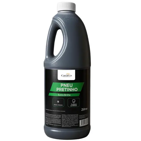 Pneu Pretinho Automotivo Extra Brilho Intenso Duradoura