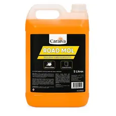 SHAMPOO LIMPEZA PESADA LAVA AUTOS DESINCRUSTANTE AUTOMOTIVO REMOVE BARRO TERRA ROAD MOL CONCENTRADO 5L