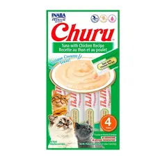 PETISCO CHURU ATUM E GALINHA GATOS 56G