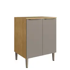 Balcão com Tampo 2 Portas 70cm Laura Cadorin Móveis