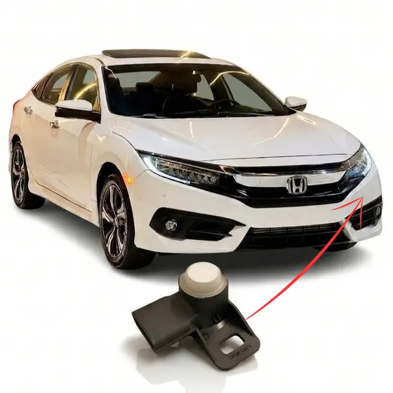 Sensor De Estacionamento PDC Lateral Honda Civic G10 Branco Sensor de Ré Alta Precisão