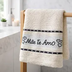 Toalha de Banho 150x70cm 100% Algodão Presente Mãe Grande Banhão Toalhas
