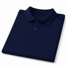 Camisa Polo Masculina Social Azul Marinho Algodão Premium Confortável Elegante e Casual