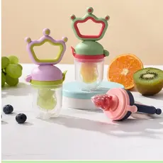 Alimentador  Sugardor  Frutas Bebê Presente de NATAL Alimentador ,Frutas Bebê Mordedor Bico Silicone Carne Chupeta