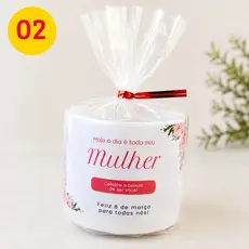 6 Velas aromáticas como lembrancinha para Dia da Mulher e datas comemorativas.