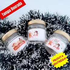4 Lembrancinha de Vela Aromática para Natal e Ano Novo 2024, Lembrancinhas Corporativas