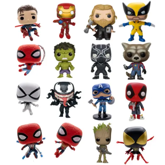 Boneco Colecionável Heróis COM CAIXA Personalizada, Homem-Aranha