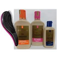 ANEETHUN PAGUE 2 CREME SILICONE 250gr (GANHOU CREME SILICONE 90ml+1 ESCOVA MÁGICA)