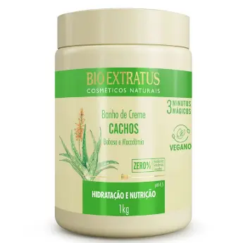 Bio Extratus Banho de Creme CACHOS 1Kg (HIDRATAÇÃO E NUTRIÇÃO)