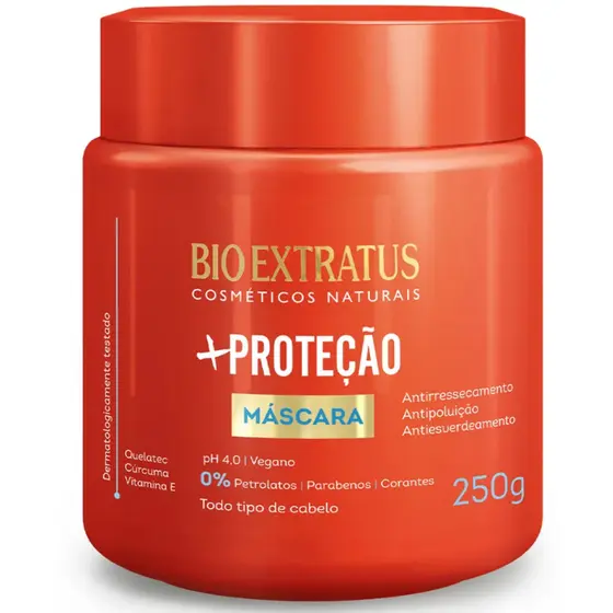 BIO EXTRATUS MÁSCARA +PROTEÇÃO 250g (VEGANO)