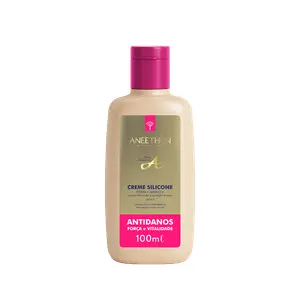CREME DE SILICONE ANTIDANOS LINHA A100ml CREME DE BOLSA (FIOS SAUDAVEIS,MACIOS E BRILHANTES)
