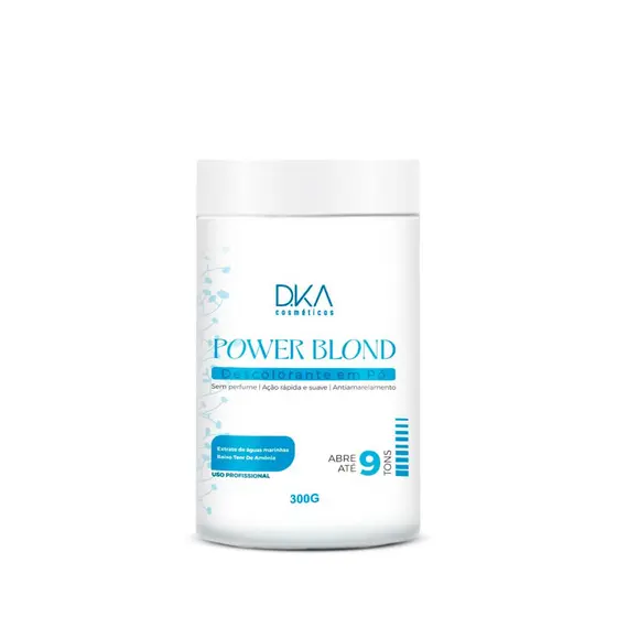 Pó Descolorante Power Blond 300g DKA Cosméticos