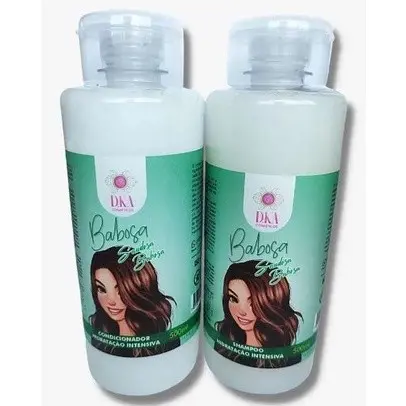 Kit Shampoo E Condicionador Babosa 500ml - Hidratação Dka Babosa Hidratação Capilar
