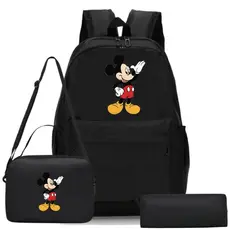 Kit 3 Peças Mochila + Lancheira Térmica + Estojo Unissex Para Crianças de Bom Gosto RK 01