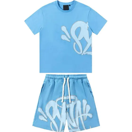 Camiseta Masculina Synaworld Central Cee | Conjunto Streetwear Syna Shirt de Verão *** Lindo