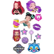 13 Stickers Decorativos Kpop Guerreiras Alta Qualidade em papel fotografico adesivo resistente a água