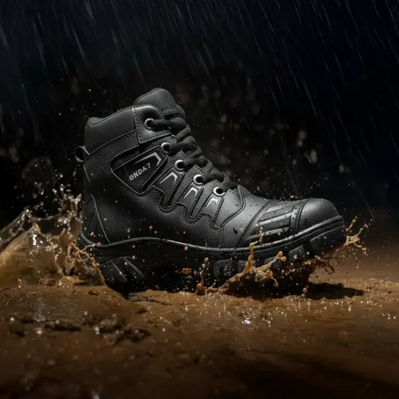 Bota Motociclista Coturno Militar Cano Médio Tático Adventure Antiderrapante Onda 7 Masculino