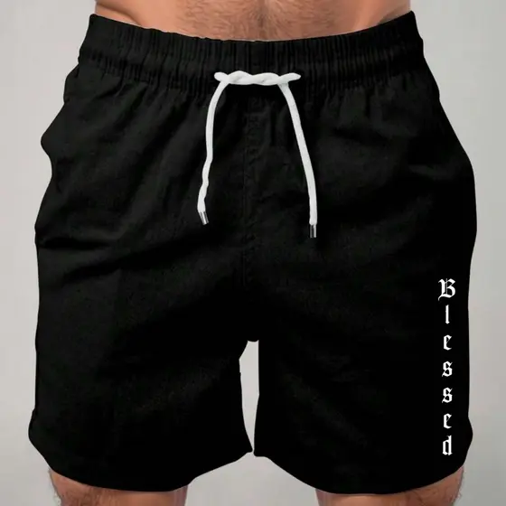 Bermuda Praia em Linho Short Mauricinho Estilo Praia Verão Confortavel Masculino