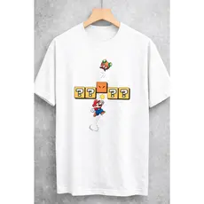 Camiseta Super Mario Bros Video Game Retrô Nintendo Unissex Algodão