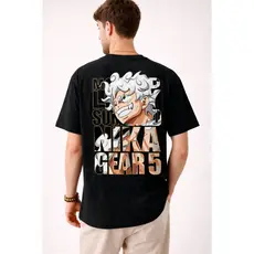 Camiseta Luffy Gear 5 One Piece Anime Oficial Unissex Manga Curta Algodão