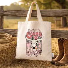 Ecobag Estampada Cowgirl Varia Estampas Cores Vivas Tendência Modelo Versátil Estilo Western