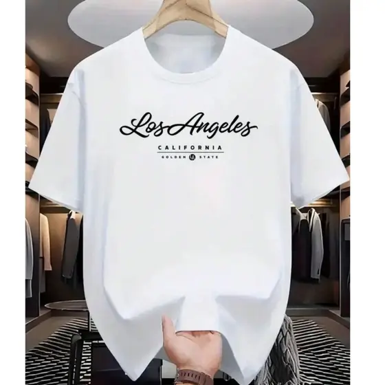Camiseta Los Angeles Camisa 100% Algodão Blusa Malha Premium Lançamento