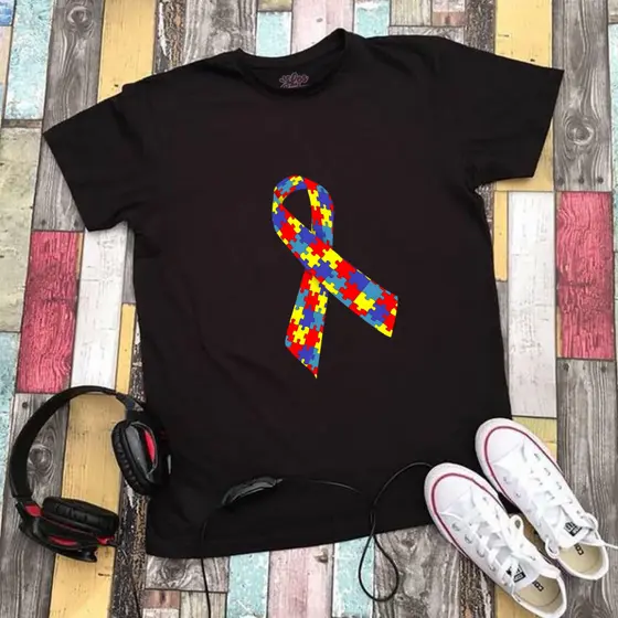 Camiseta Conscientizaçao e Amor Autismo Camisa Autista 100% Algodao Premium