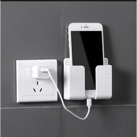 kit 1/2 suporte de parede para celular e suporte de controle remoto