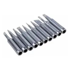 Kit 10 Pontas Para Ferro de Solda Ponteira Estação Solda Retrabalho Reballing 936 Hakko Yaxun Hikari