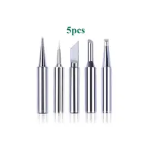 Kit Ponteiras Para Ferro De Solda - 5 Peças I/B/K/2.4D/3C - Pontas Para Estação De Solda