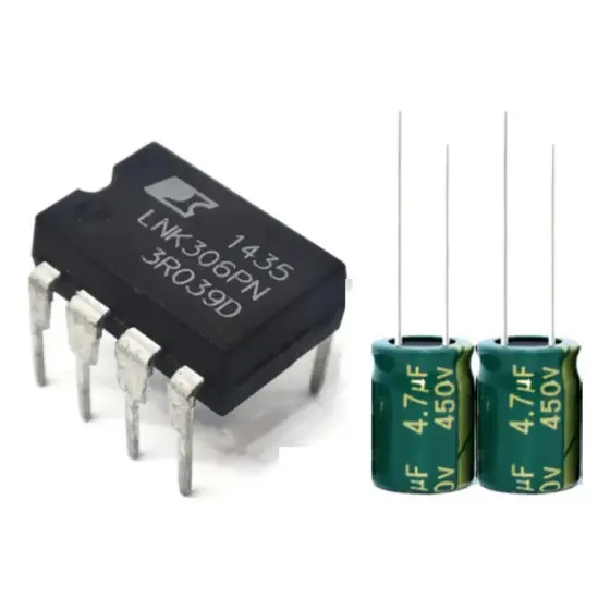Ci Lnk306pn Fonte Chaveada Com 2 Capacitores 4.7uf 450v 105c