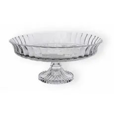 Fruteira Centro de Mesa de Vidro com Pé 30cm Tripoli Lehavi