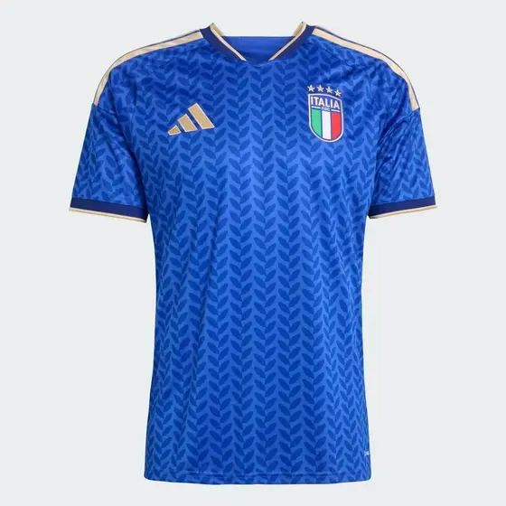 Camisa Itália I Adidas 2026 Azul Oficial + NF
